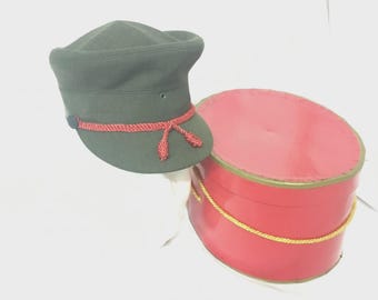 New USMC Cap Women's Size 21-1/2 Service Dress Alpha Uniform POLY/WOOL Gabardine