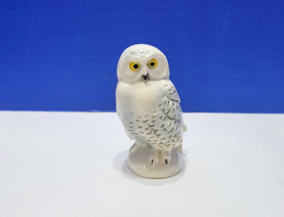 Vintage Goebel White Snow Owl Figurine