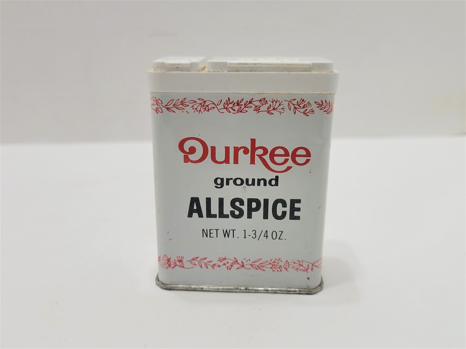 Vintage Durkee Ground Allspice Spice Tin 1.75 Ounces Etsy
