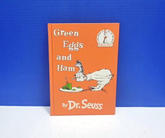 1988 Vintage Dr. Seuss Green Eggs and Ham Book