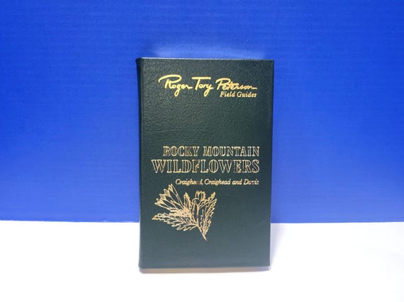 1963 Vintage John C. Craighead Rocky Mountain Wildflowers Leather Field Guide