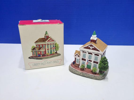 Vintage Liberty Falls Post Office Village Figure