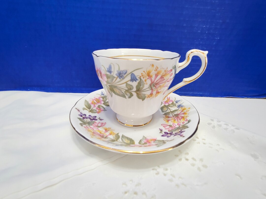 Vintage Paragon Tea Cup and Saucer Country Lane Bone China Etsy