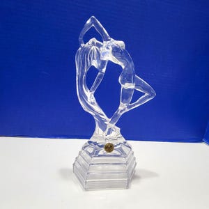 Vintage Royal Crystal Rock Dancing Lady Figurine