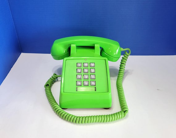 Vintage Stromberg Carlson Neon Green Telephone