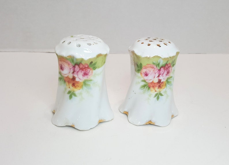 Vintage R C Versailles Bavaria Floral Salt and Pepper Shakers