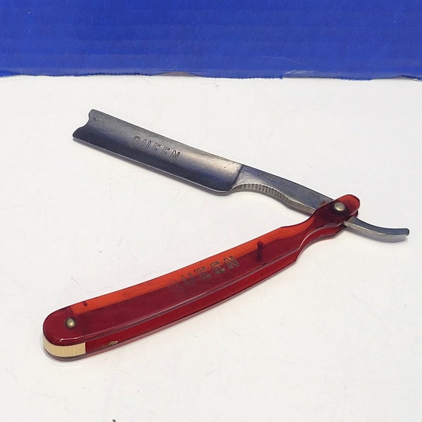 Vintage Straight Razor Henry Sears & Son Queen Handle