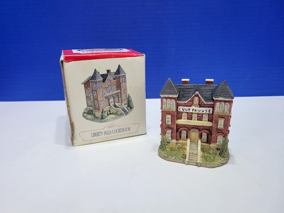 Vintage Liberty Falls Courthouse Village Figure