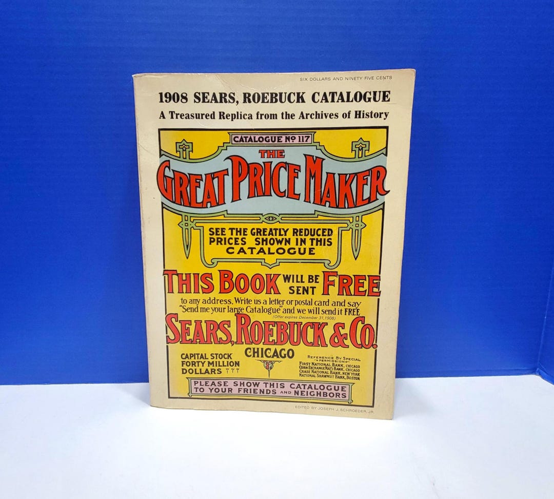 1908 Reproduction Sears Roebuck Catalog Etsy
