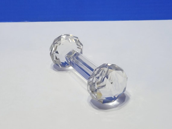 Vintage Johnston Extra Large Crystal Knife Rest