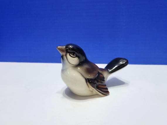 Vintage Wien Keramos Sparrow Bird Figurine