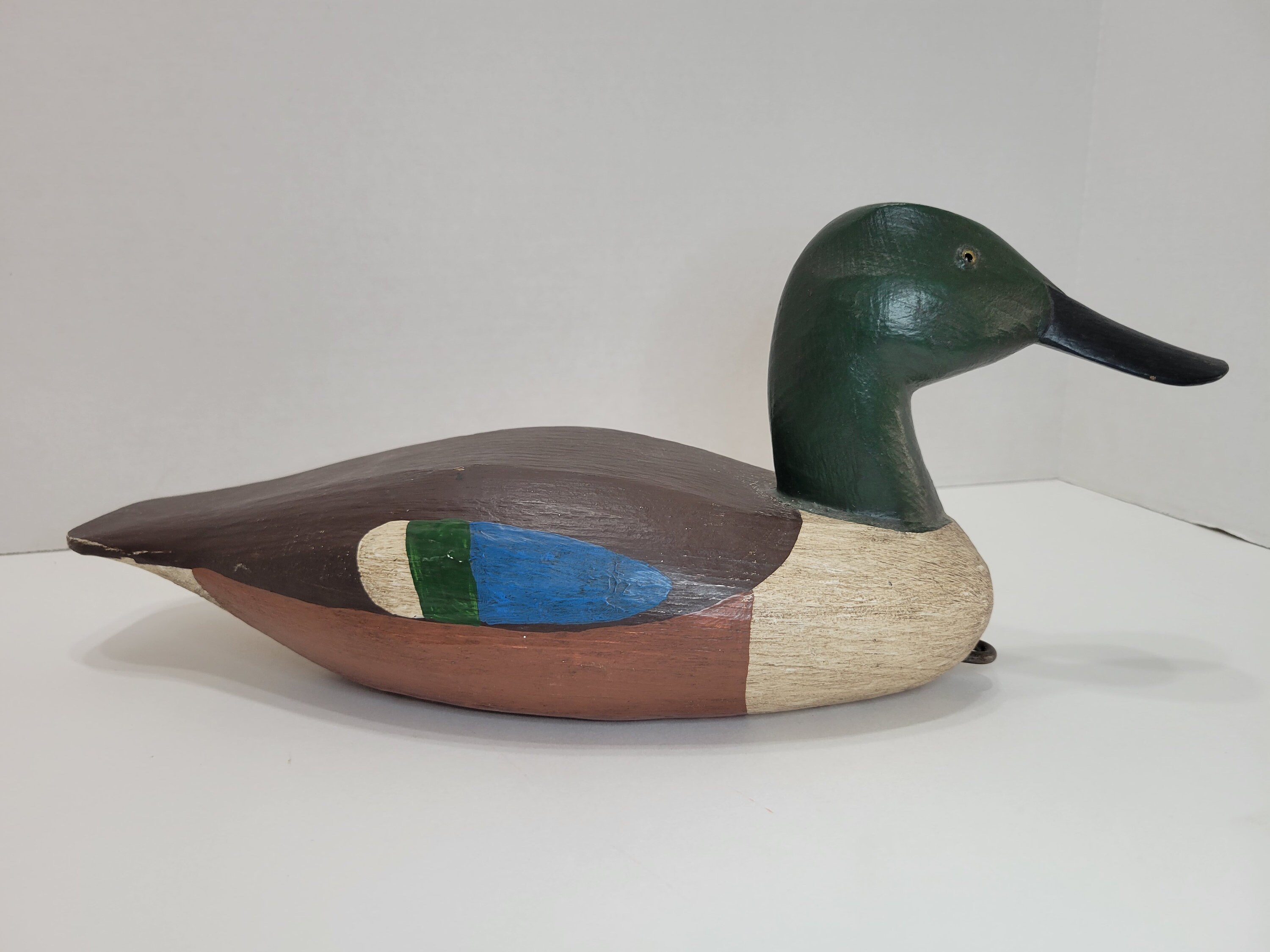 Vintage Northern Shoveler Wood Duck Decoy by William Moseley
