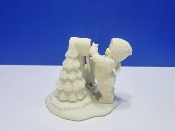 Vintage Department 56 Snow Babies You Didn't Forget Me Figurine