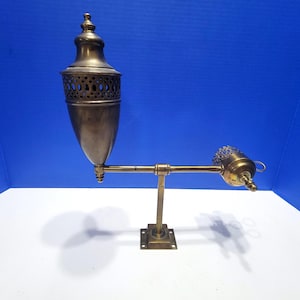 Antique Brass Oil Lamp Bracket Single Arm