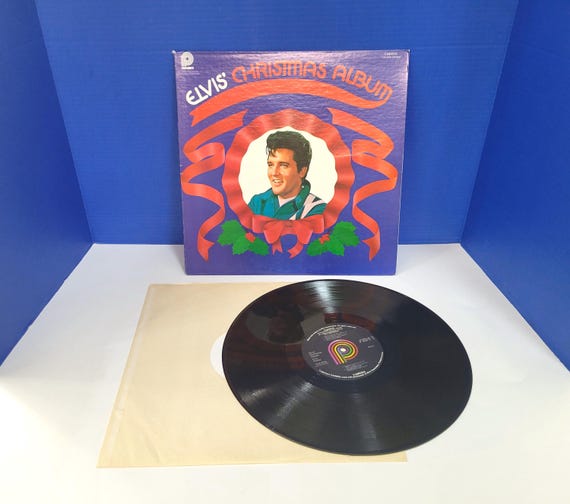 1970 Elvis' Christmas Album Vinyl Record