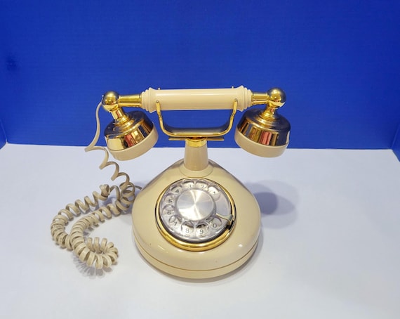 Vintage Western Electric French Style Princess Telephone Rotary Dial