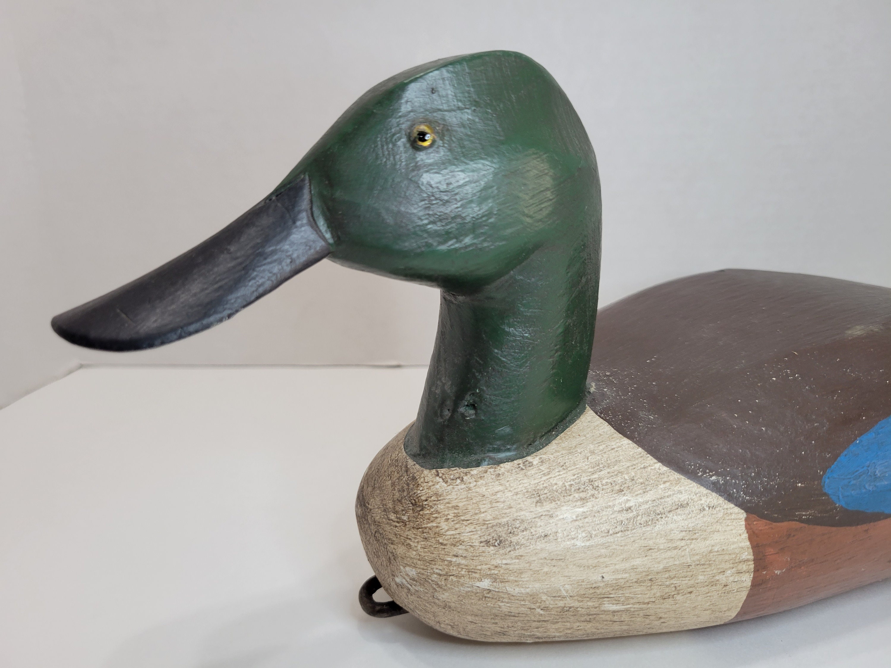 Vintage Northern Shoveler Wood Duck Decoy by William Moseley