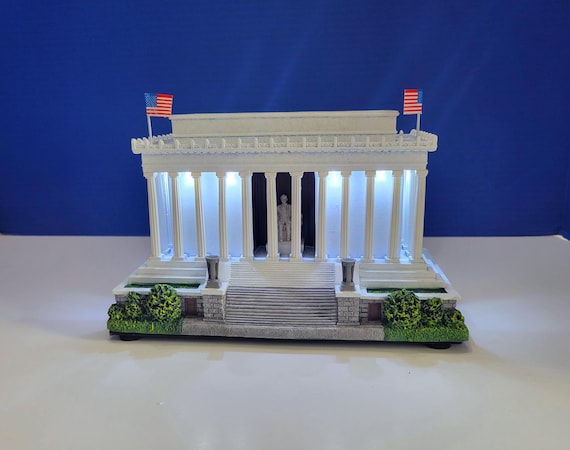 Vintage The Bradford Exchange by Hawthorne Village Lincoln Memorial Masterpiece Model