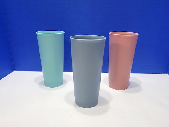 Vintage Tupperware Tumbler Glasses Set of 3