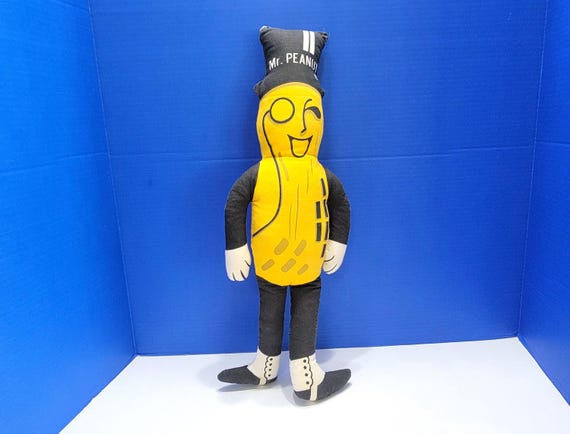 Vintage Mr. Peanut Plush Stuffed Toy