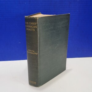 1905 The Chief American Poets Książka poezji w twardej oprawie