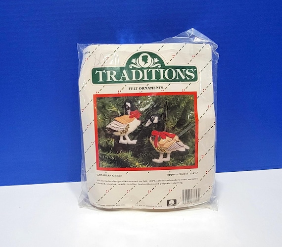 Vintage Traditions Felt Christmas Ornaments Kit Canadian Geese