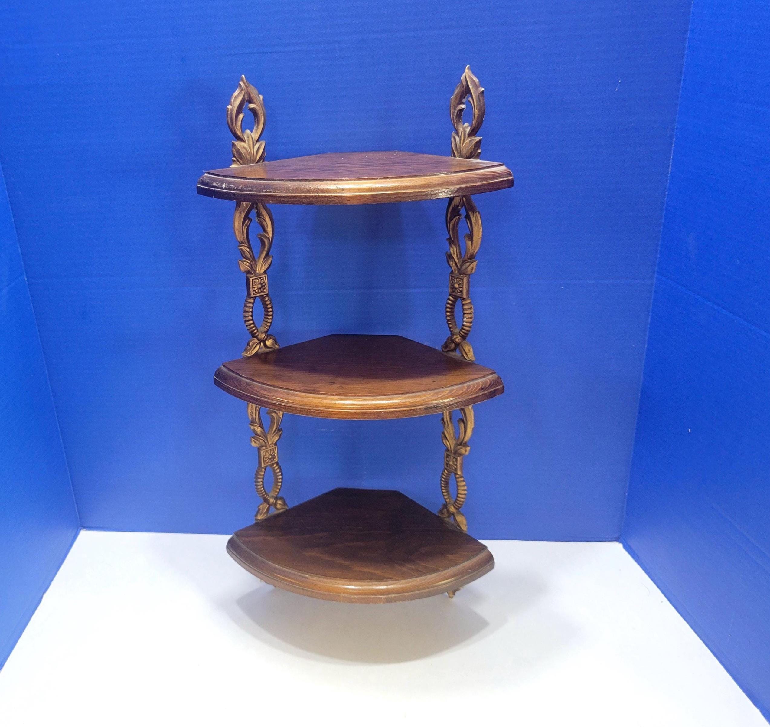 Vintage Corner Wall Shelves - Etsy