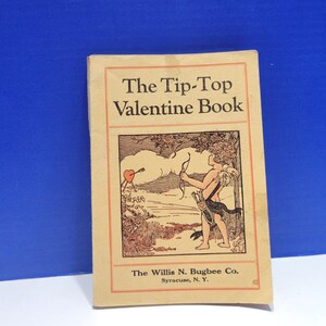 1929 Vintage The Tip-Top Valentine Book autorstwa Marie Irish