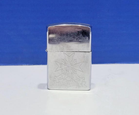 Vintage Malta and Gozo Lighter with Maltese Cross