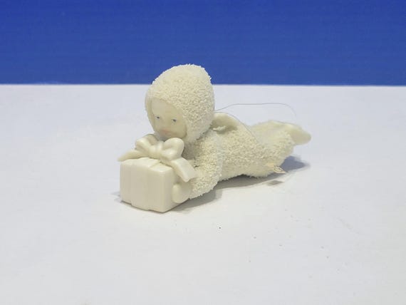 Vintage Department 56 Snowbabies Overnight Delivery Figurine