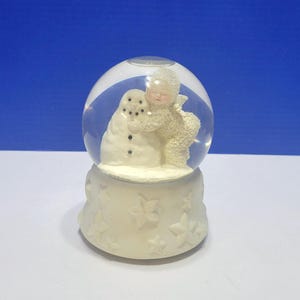 Vintage Department 56 Snowbabies Snowman Snow Globe