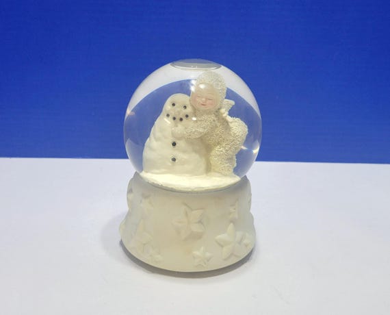 Vintage Department 56 Snowbabies Snowman Snow Globe