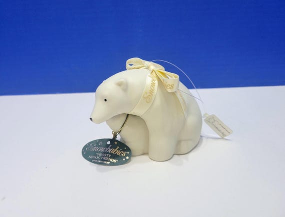 Vintage Department 56 Snowbabies Frosty Frolic Friends Polar Bear Ornament