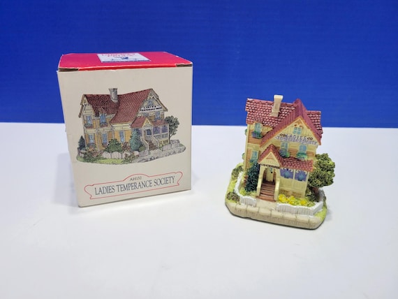 Vintage Liberty Falls Ladies Temperance Society Village Figure