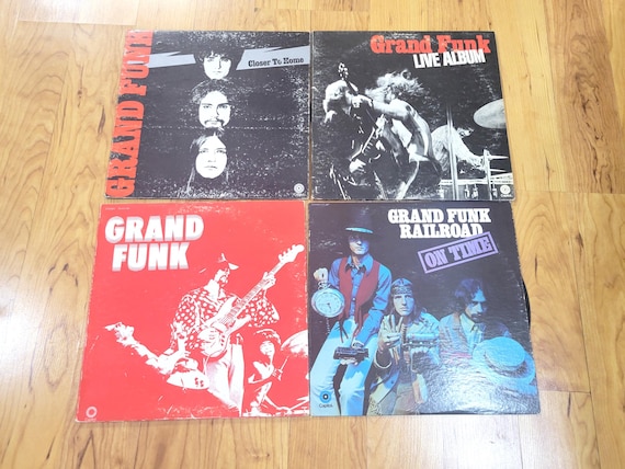 1969-1970 Vintage Grand Funk Railroad Vinyl Albums Large Lot