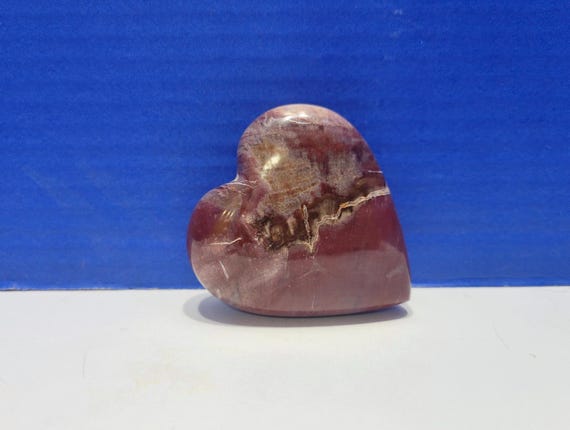 Vintage Polished Petrified Wood Heart