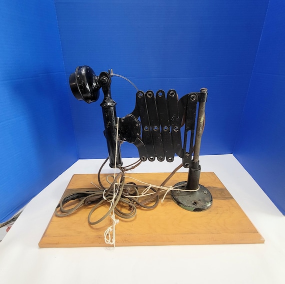 Antique Western Electric Railroad Candlestick Scissor Telephone