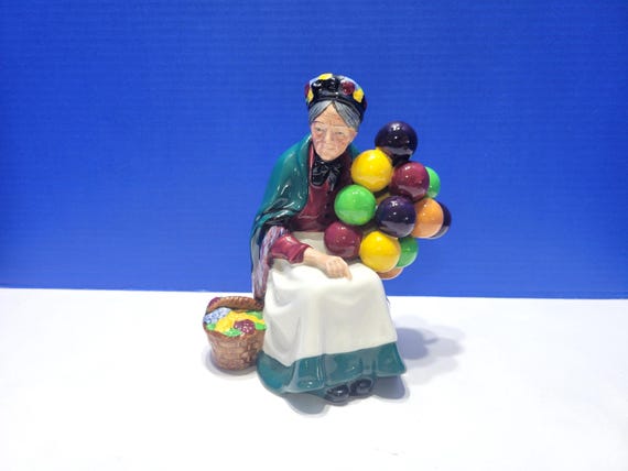 Vintage Royal Doulton The Old Balloon Seller Figurine