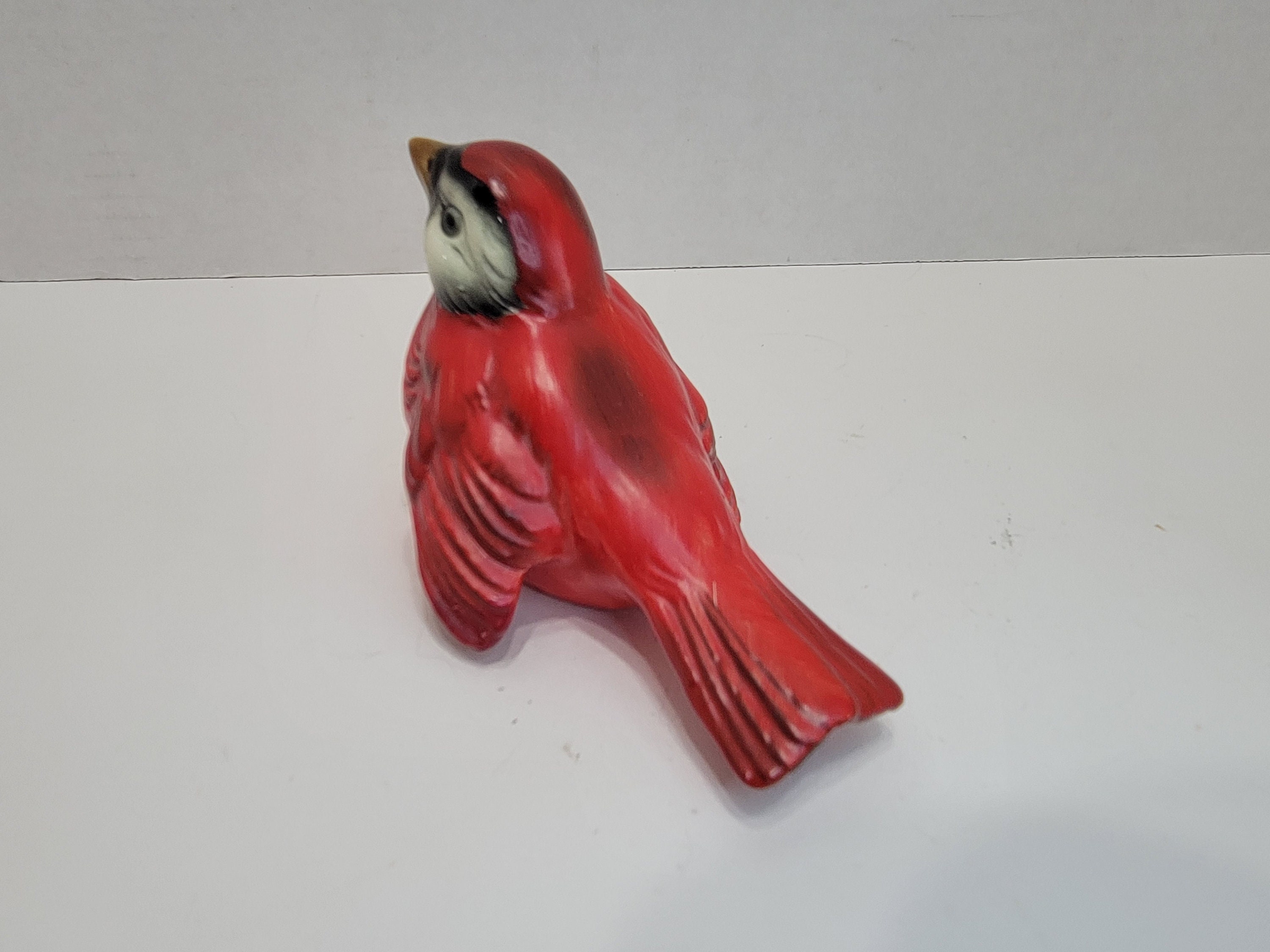 Vintage Goebel Red Cardinal Bird Figurine