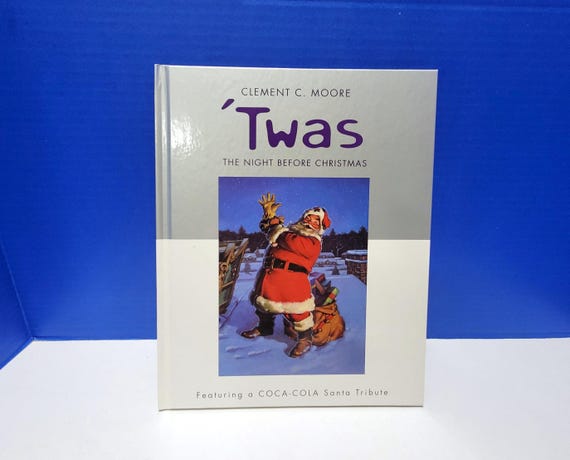 2001 Twas the Night Before Christmas Book Featuring a Coca-Cola Santa Tribute