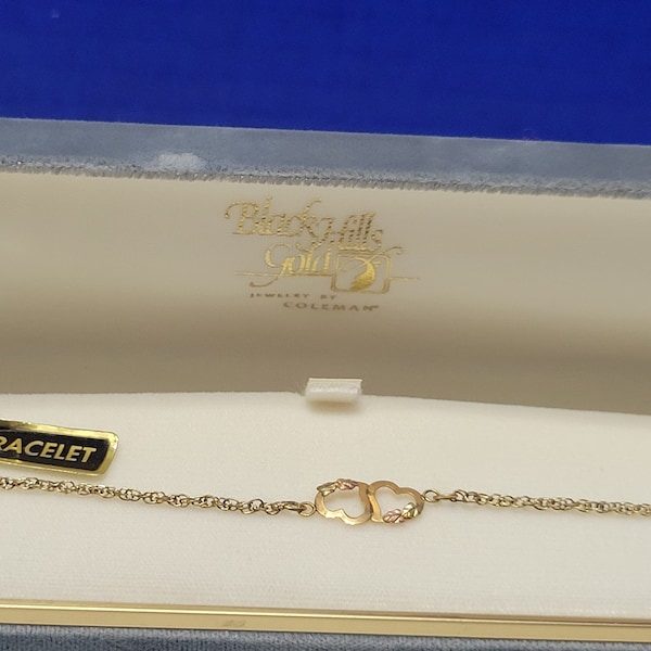 Vintage Black Hills Gold Bracelet 10K Gold