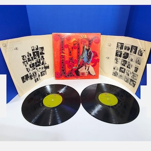 Vintage Live Dead Grateful Dead LP Album with Insert Wall Art Poster