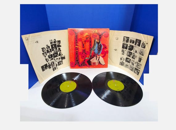 Vintage Live Dead Grateful Dead LP Album with Insert Wall Art Poster