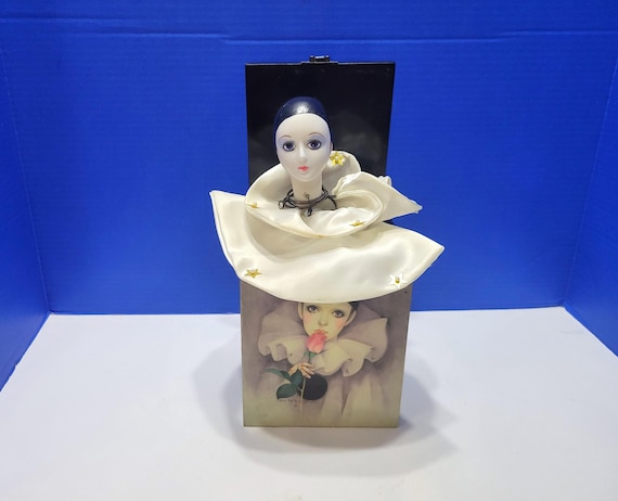 Vintage Mira Fujita Harlequin Jack in the Box