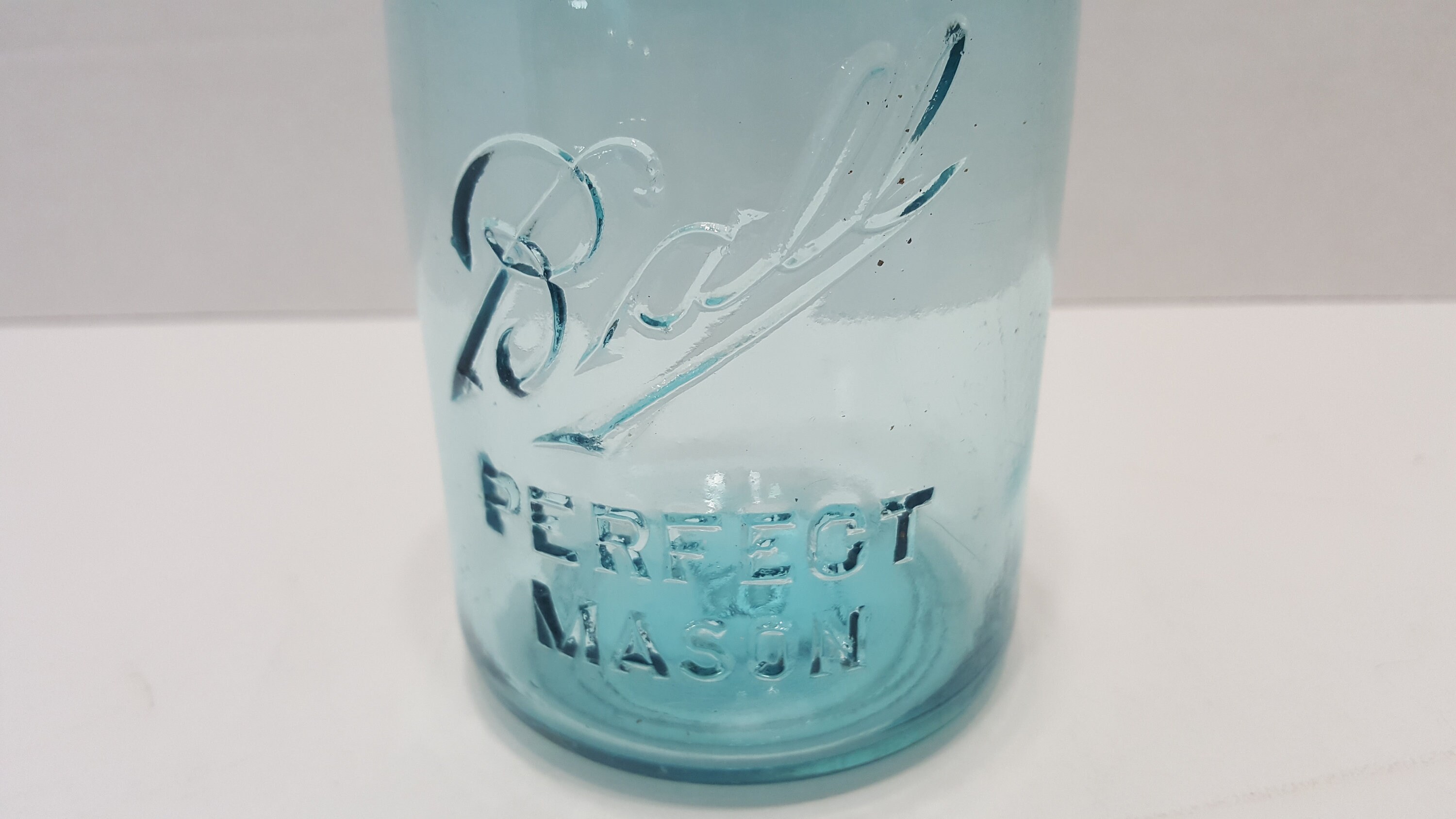 Vintage Blue Ball Perfect Mason Pint Jar Etsy