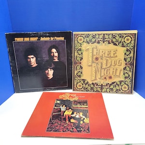 Vintage Three Dog Night Vinyl LP Albums Lot of 3