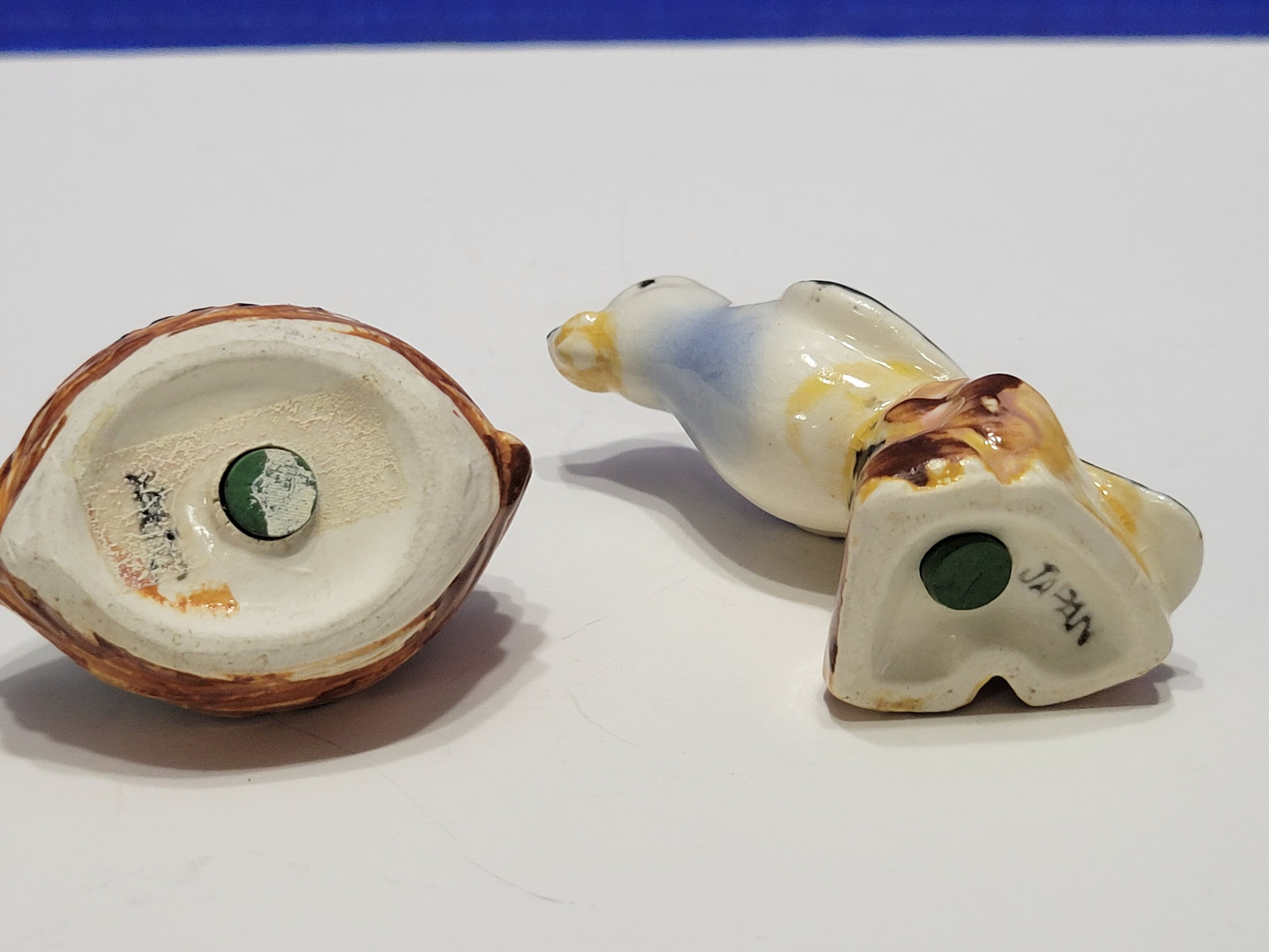 Vintage Baby Birds in Nest Salt and Pepper Shaker Set