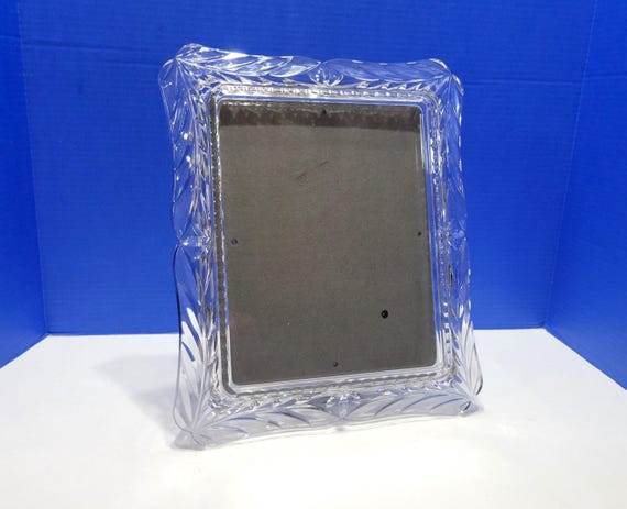 Vintage Mikasa Crystal Picture Frame Palmsuite 8x10