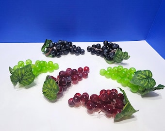 Vintage Rubber Grapes Large Lot