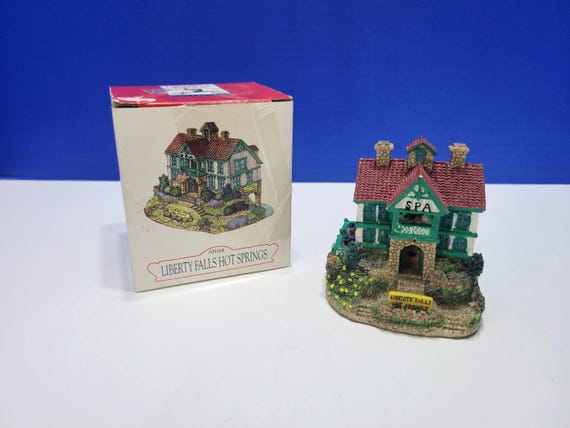 Vintage Liberty Falls Hot Springs Village Figure